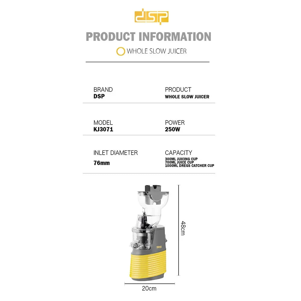 GlowBlend 250W Automatic Juice Press