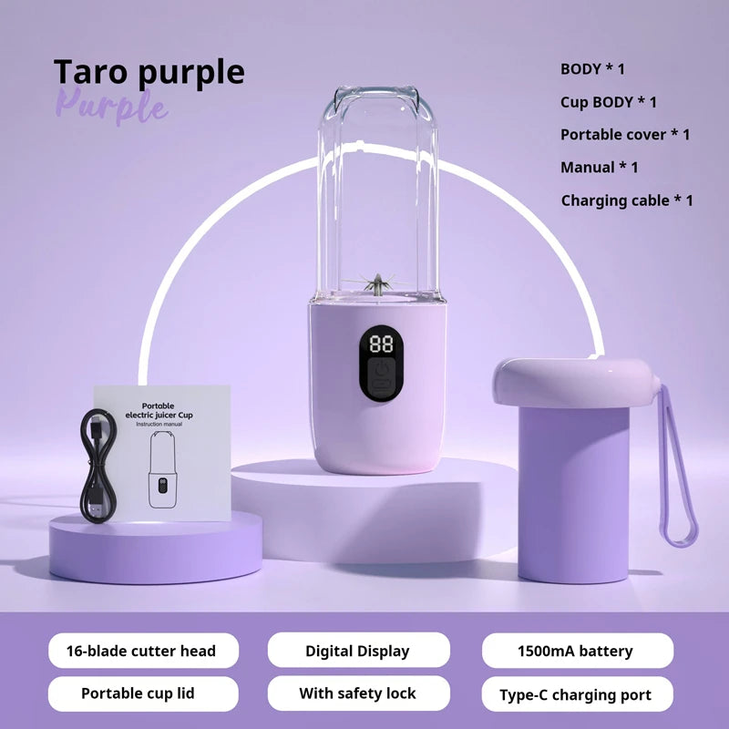 GlowBlend 16-Blade Portable Juicer