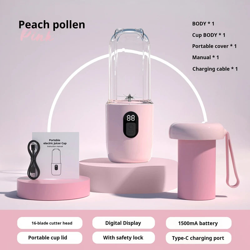 GlowBlend 16-Blade Portable Juicer